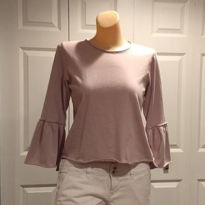 Abercrombie & Fitch 3/4 bell sleeve shirt -- small